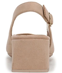 Vionic Reyes Suede Slingback Pumps