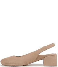 Vionic Reyes Suede Slingback Pumps