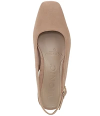 Vionic Reyes Suede Slingback Pumps