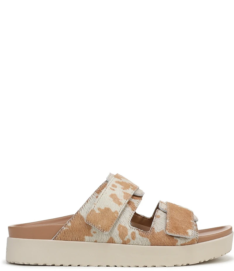 Vionic Riviera Calf Hair Banded Slide Sandals