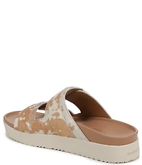 Vionic Riviera Calf Hair Banded Slide Sandals