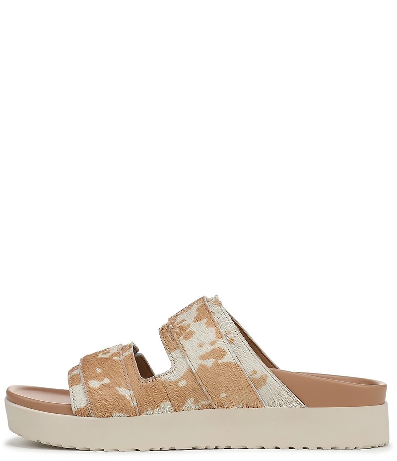 Vionic Riviera Calf Hair Banded Slide Sandals