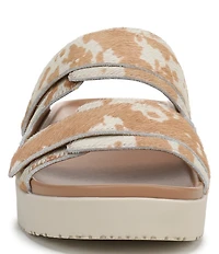 Vionic Riviera Calf Hair Banded Slide Sandals