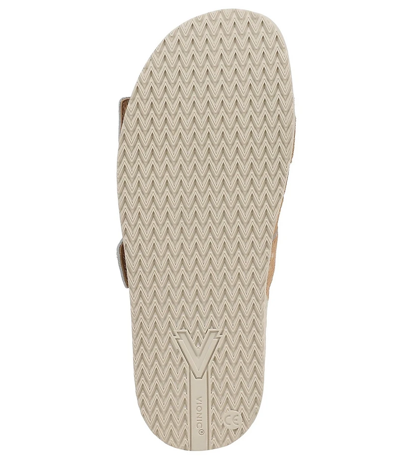 Vionic Riviera Calf Hair Banded Slide Sandals