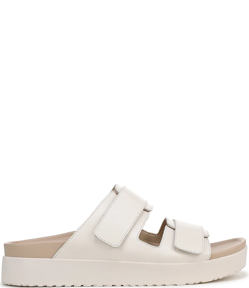Vionic Riviera Leather Banded Slide Sandals