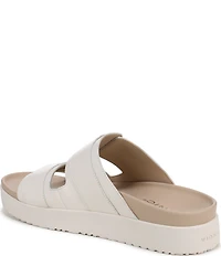 Vionic Riviera Leather Banded Slide Sandals