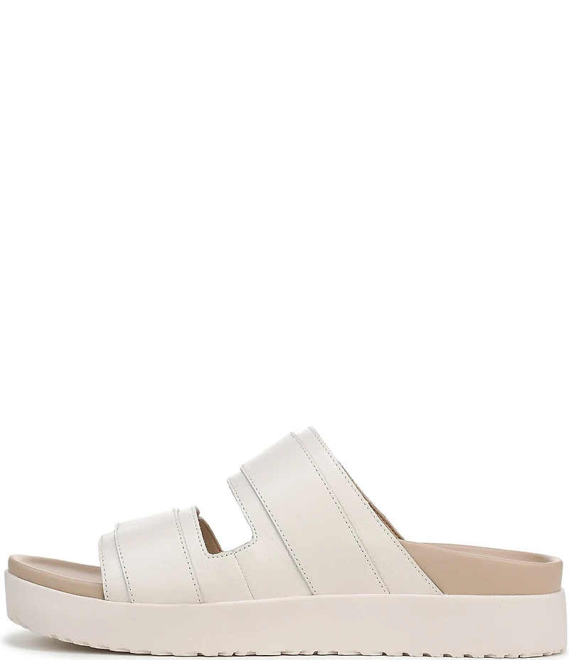 Vionic Riviera Leather Banded Slide Sandals