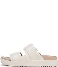 Vionic Riviera Leather Banded Slide Sandals