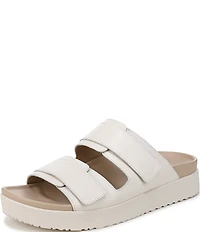 Vionic Riviera Leather Banded Slide Sandals