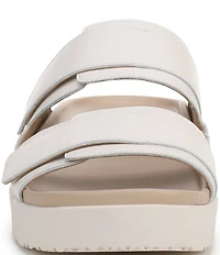Vionic Riviera Leather Banded Slide Sandals