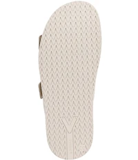 Vionic Riviera Leather Banded Slide Sandals