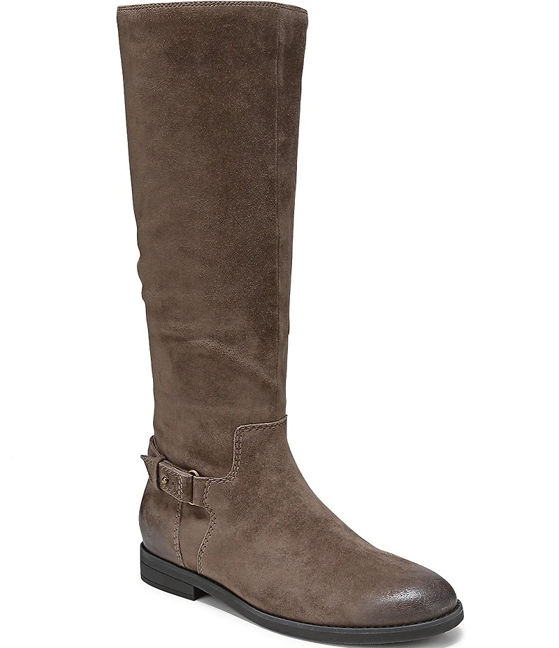 Vionic Rochelle Suede Buckle Strap Hardware Tall Boots