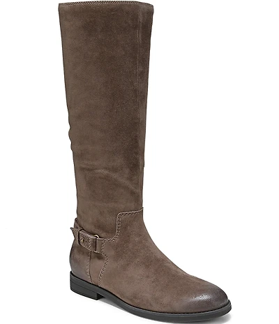 Vionic Rochelle Suede Buckle Strap Hardware Tall Boots