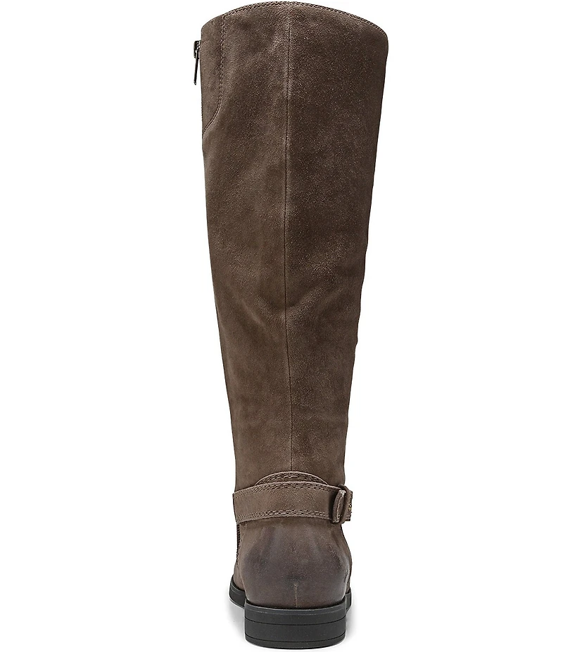 Vionic Rochelle Suede Buckle Strap Hardware Tall Boots