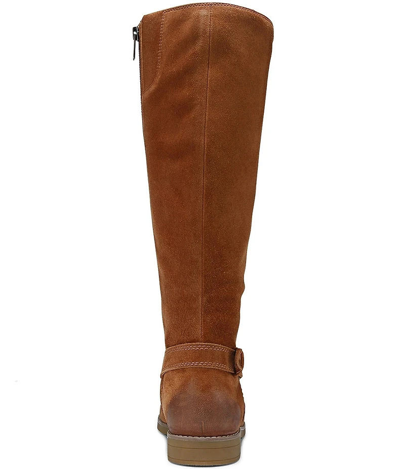 Vionic Rochelle Suede Buckle Strap Hardware Tall Boots