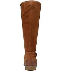 Vionic Rochelle Suede Buckle Strap Hardware Tall Boots