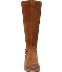 Vionic Rochelle Suede Buckle Strap Hardware Tall Boots