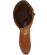 Vionic Rochelle Suede Buckle Strap Hardware Tall Boots