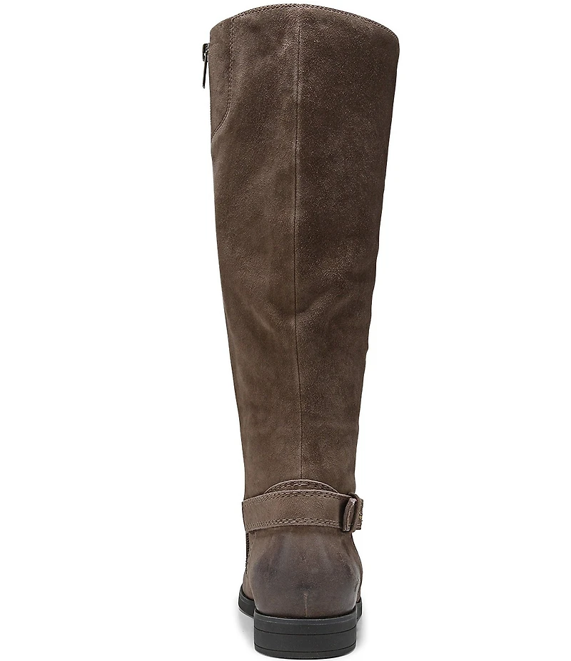 Vionic Rochelle Suede Buckle Strap Hardware Tall Boots