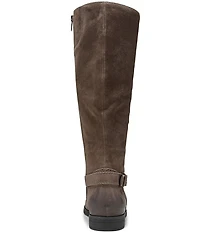 Vionic Rochelle Suede Buckle Strap Hardware Tall Boots