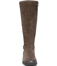 Vionic Rochelle Suede Buckle Strap Hardware Tall Boots