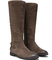 Vionic Rochelle Suede Buckle Strap Hardware Tall Boots