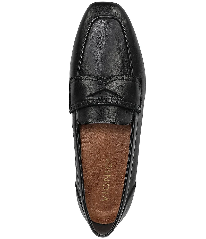 Vionic Sadie Leather Penny Loafers