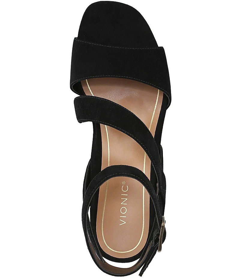 Vionic Samara Suede Dress Sandals