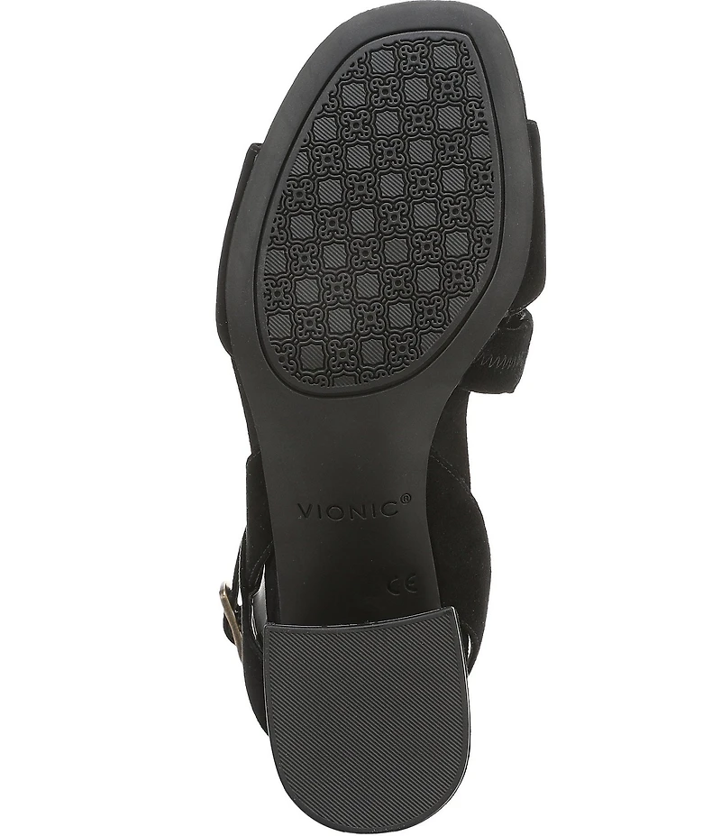Vionic Samara Suede Dress Sandals