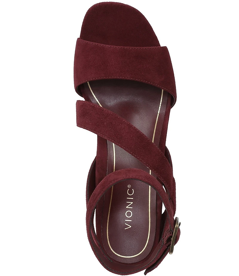 Vionic Samara Suede Dress Sandals