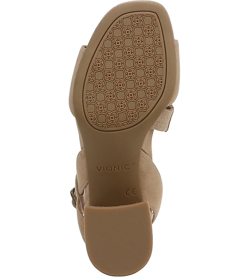 Vionic Samara Suede Dress Sandals