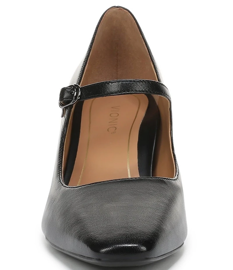 Vionic Samira Leather Mary Jane Pumps
