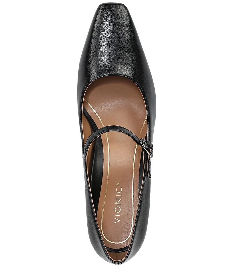 Vionic Samira Leather Mary Jane Pumps