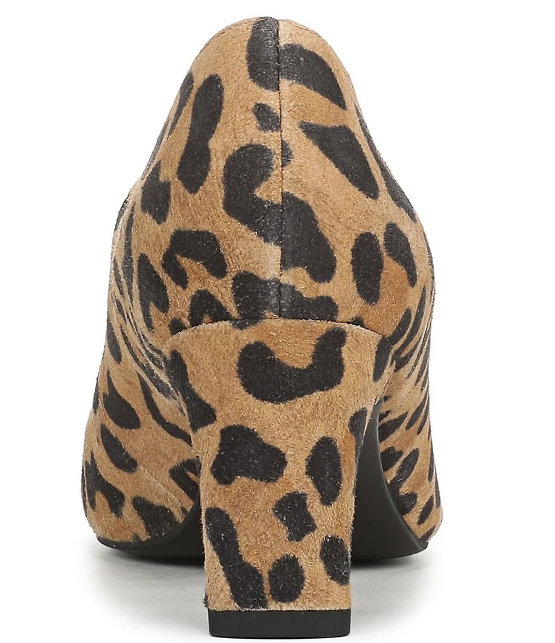 Vionic Samira Leopard Print Suede Mary Jane Pumps