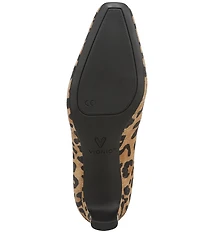 Vionic Samira Leopard Print Suede Mary Jane Pumps