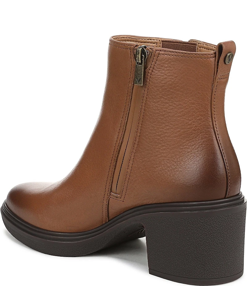 Vionic Savannah Leather Chelsea Booties
