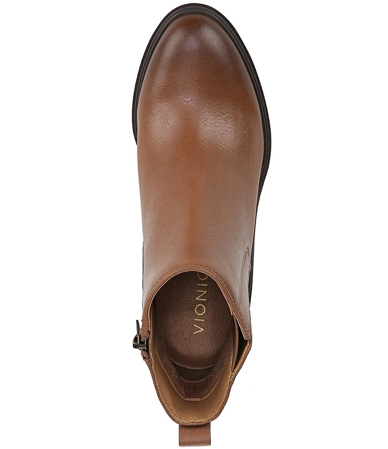 Vionic Savannah Leather Chelsea Booties