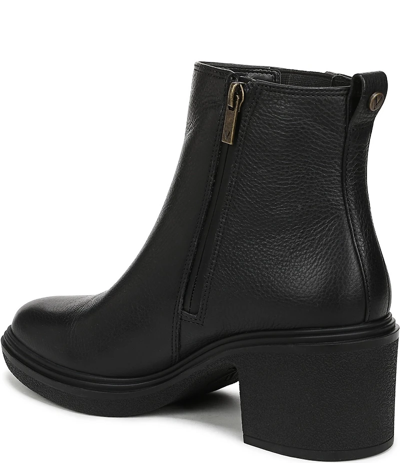 Vionic Savannah Leather Chelsea Booties