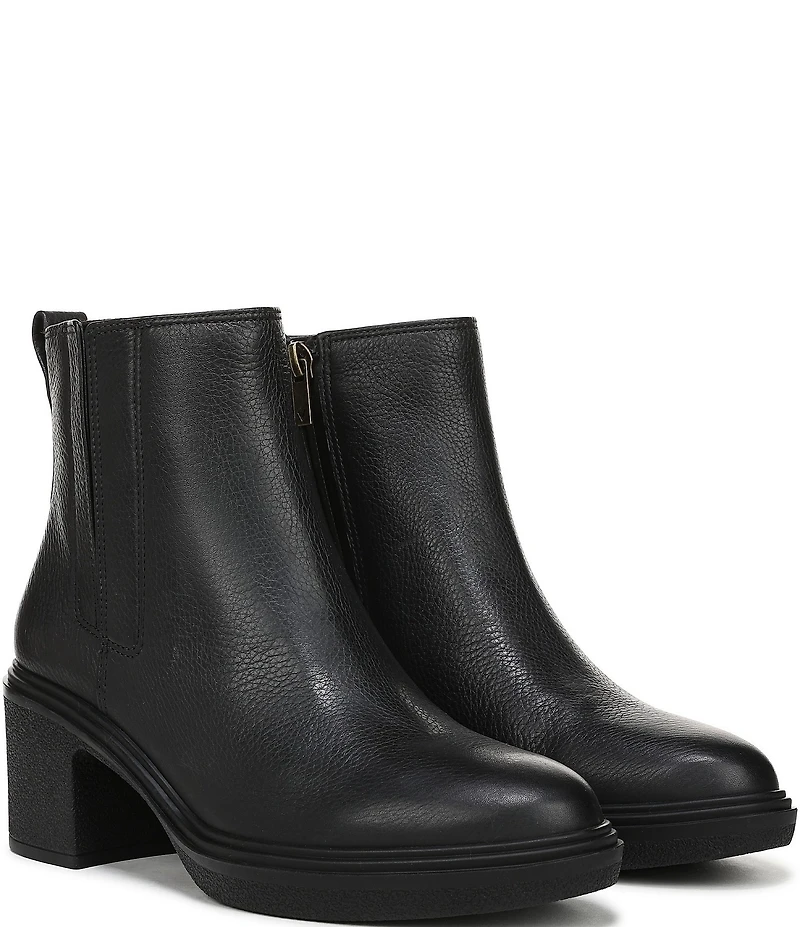 Vionic Savannah Leather Chelsea Booties