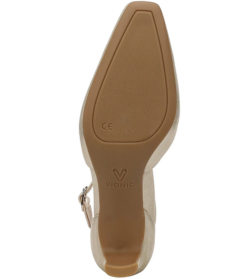 Vionic Scarlett Leather Dress Pumps