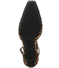 Vionic Scarlett Suede Leopard Print Dress Pumps