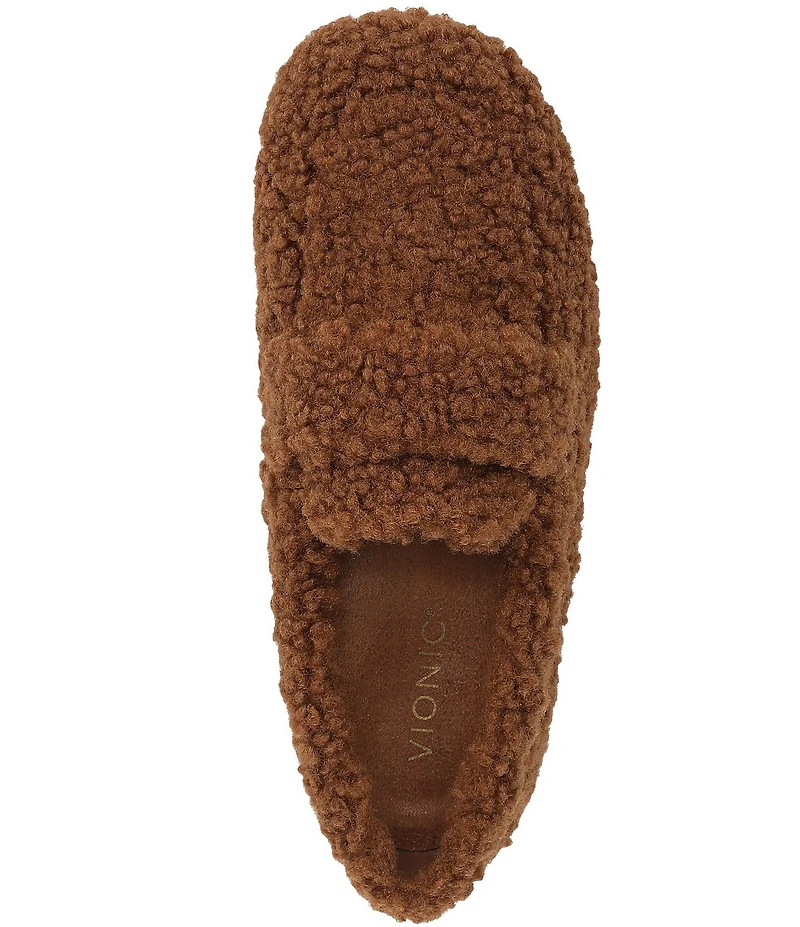 Vionic Snuggle Faux Shearling Loafer Inspired Slippers