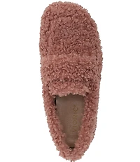 Vionic Snuggle Faux Shearling Loafer Inspired Slippers