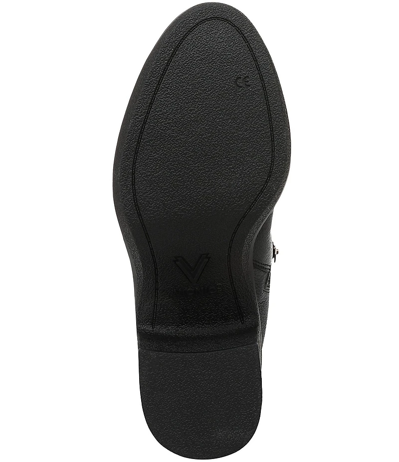 Vionic Sonora Leather Buckle Hardware Detail Tall Boots