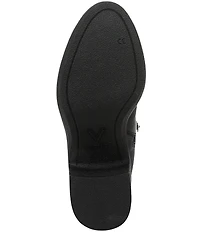 Vionic Sonora Leather Buckle Hardware Detail Tall Boots