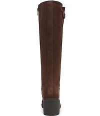 Vionic Sonora Suede Buckle Hardware Detail Tall Boots