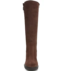 Vionic Sonora Suede Buckle Hardware Detail Tall Boots