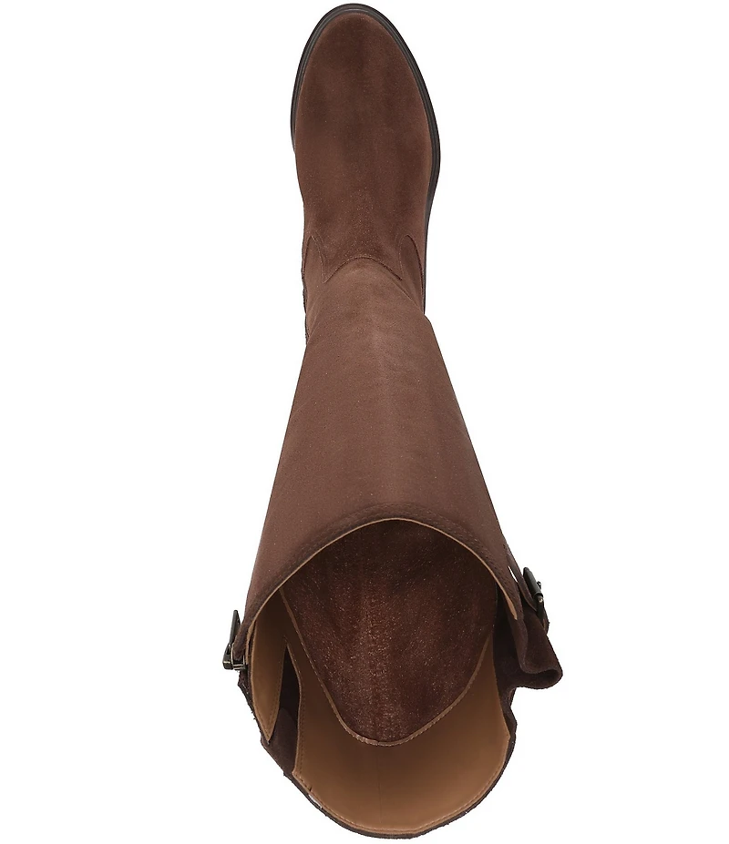 Vionic Sonora Suede Buckle Hardware Detail Tall Boots