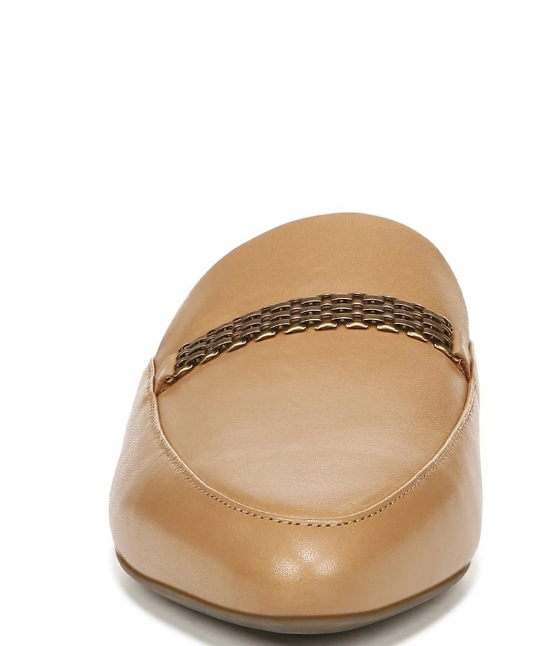 Vionic Starling Leather Chain Hardware Mules