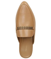 Vionic Starling Leather Chain Hardware Mules